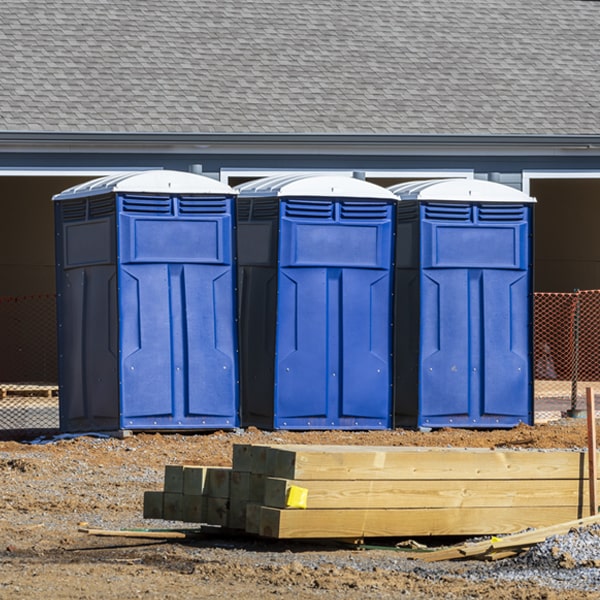 how often are the porta potties cleaned and serviced during a rental period in East Fishkill New York